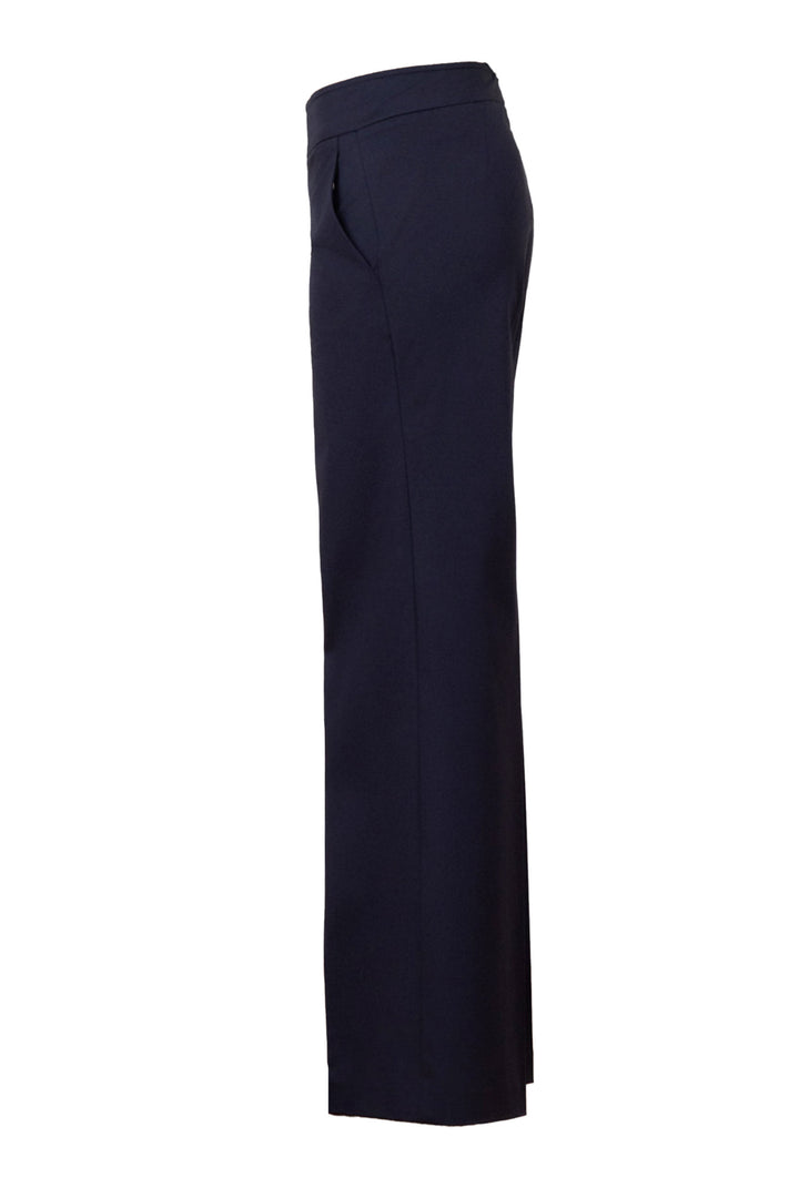CARLA Cotton Stretch Navy - AVENUE MONTAIGNE 