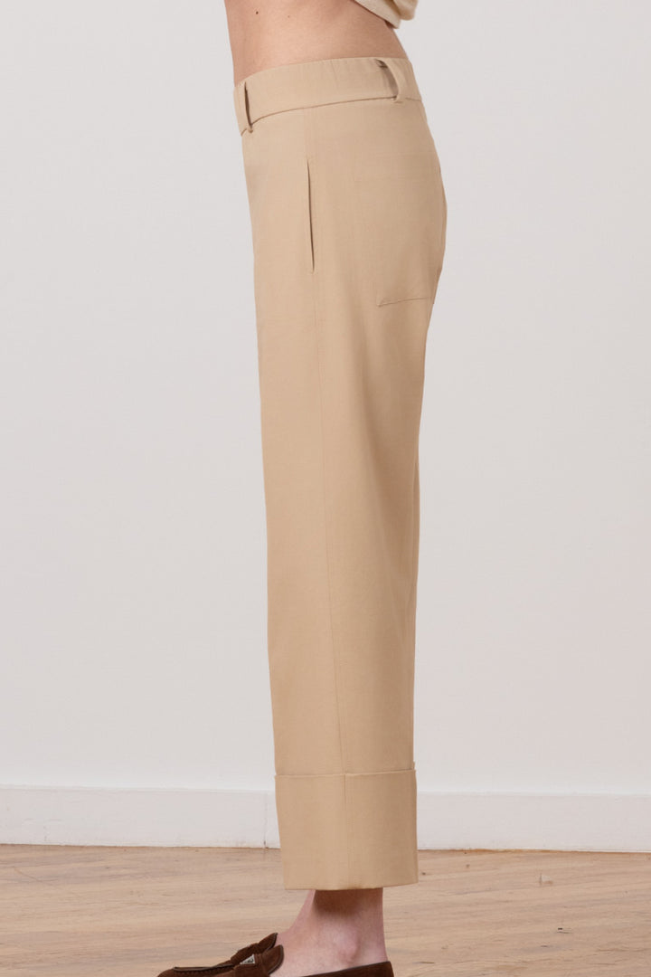 COSMO Cotton Stretch Khaki - AVENUE MONTAIGNE 