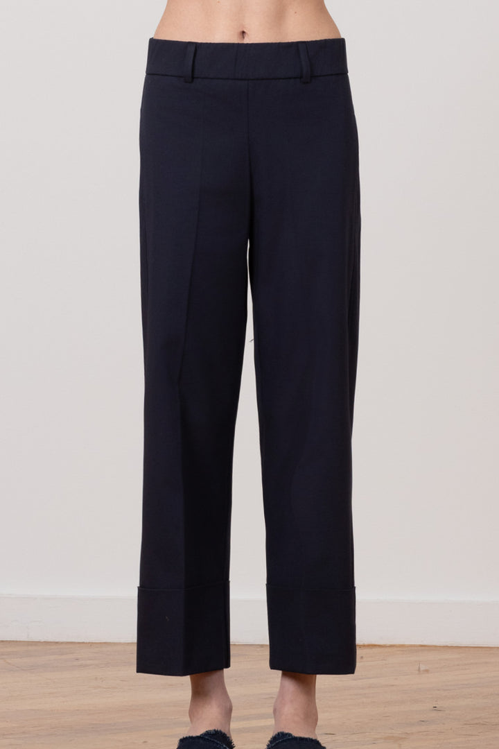 COSMO Cotton Stretch Navy - AVENUE MONTAIGNE 