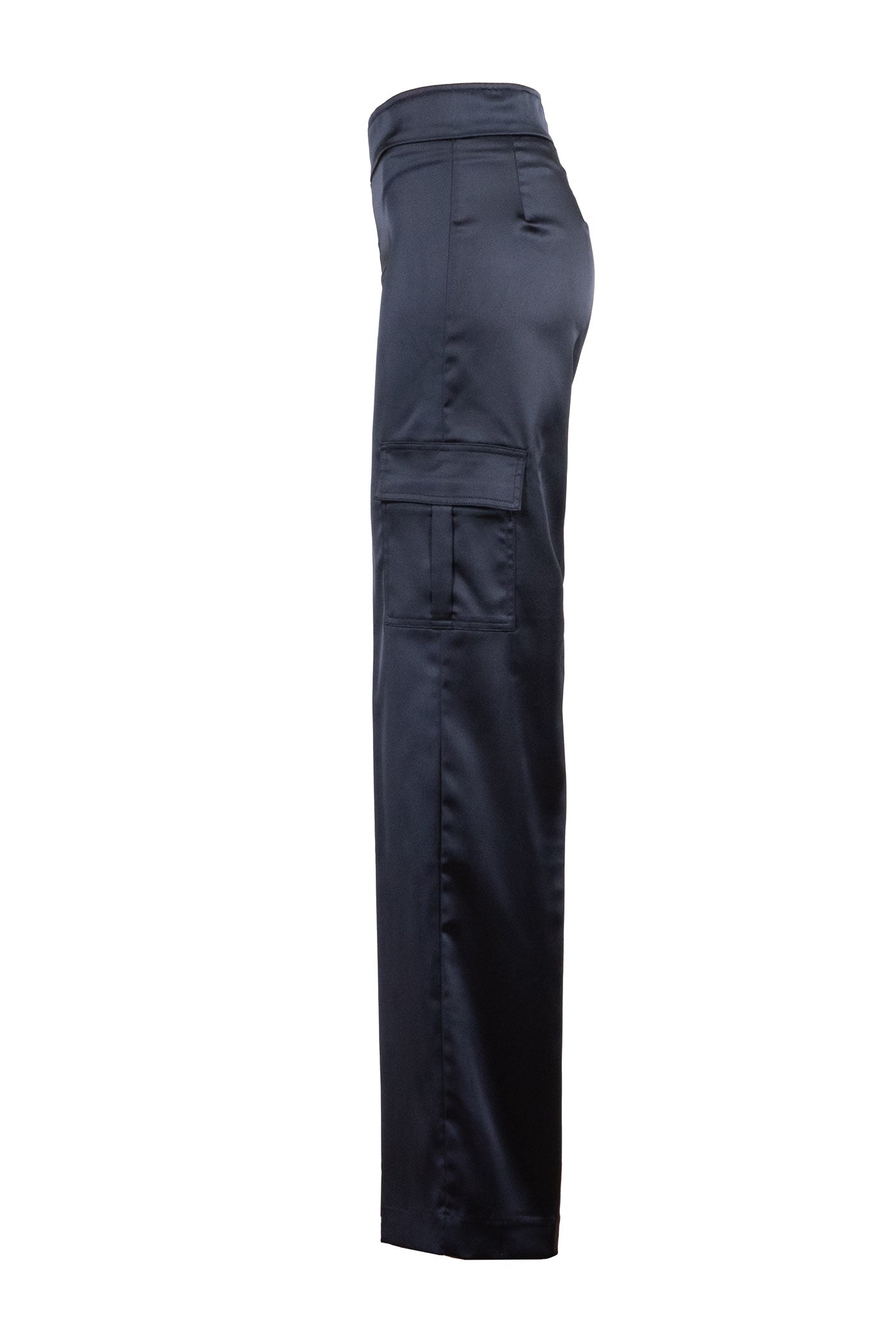 ECLIPSE Satin Navy – AVENUE MONTAIGNE