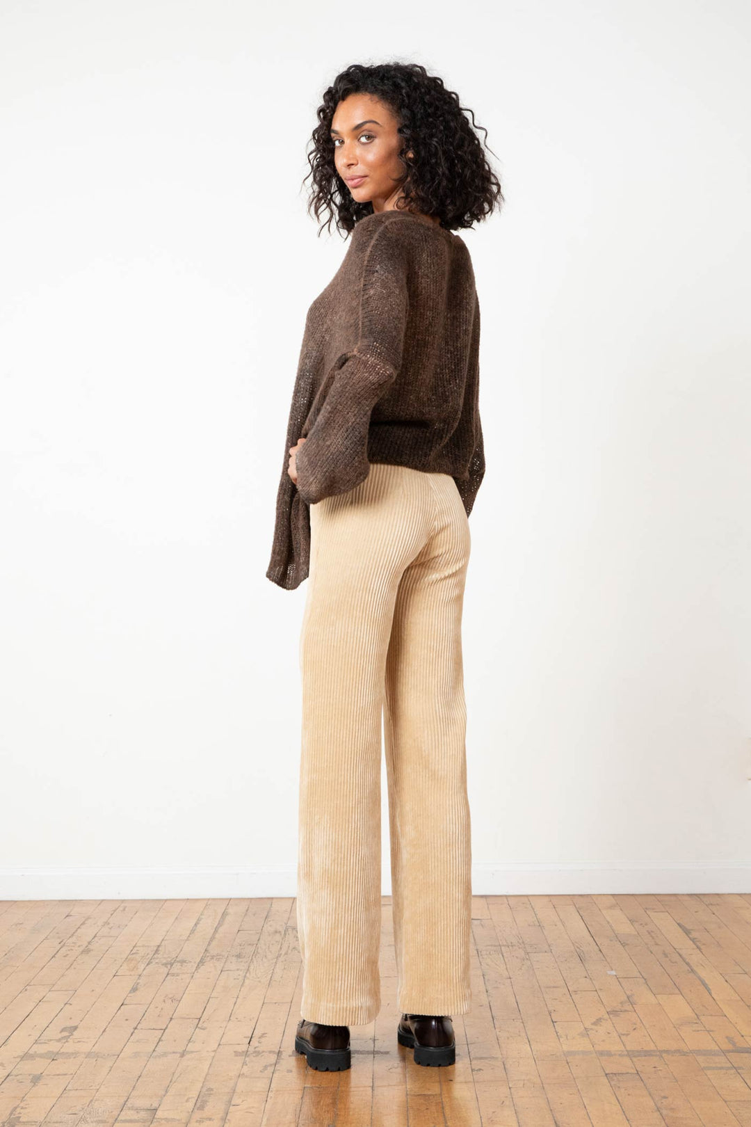 FLAVIA Corduroy Khaki