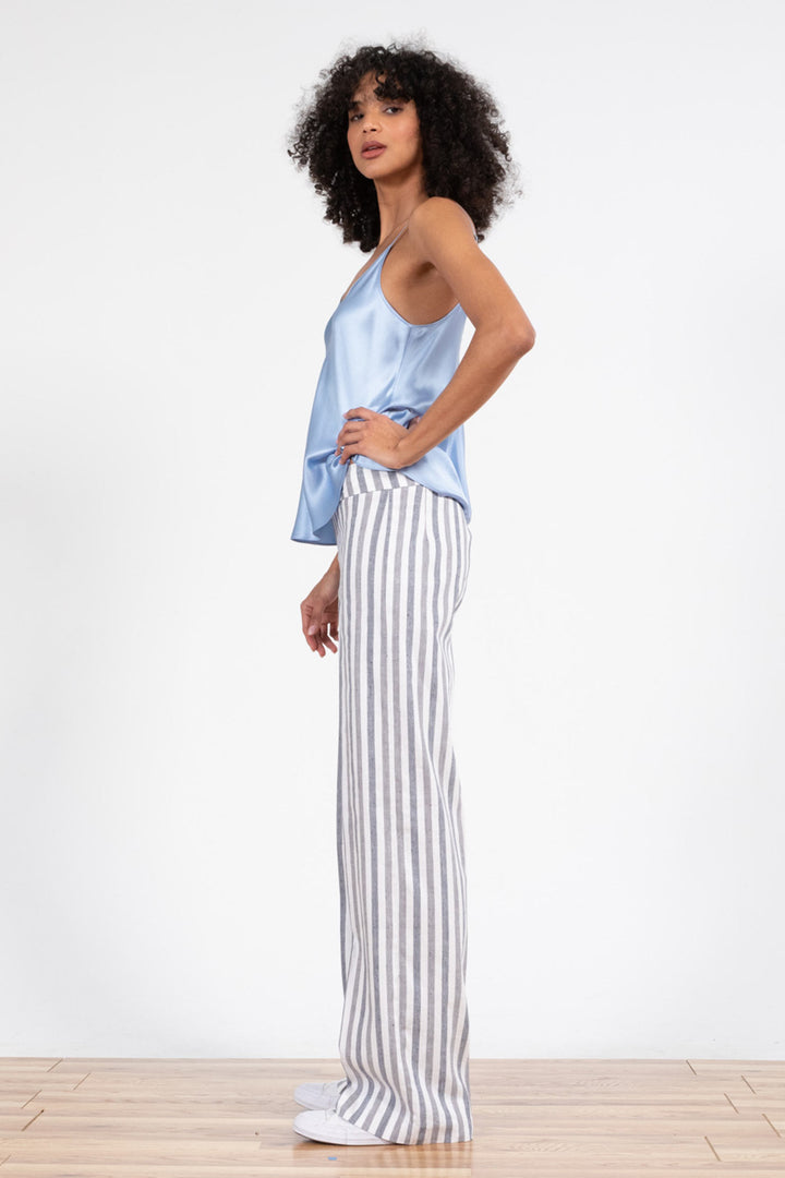 FLAVIA Linen Stripes Coastal