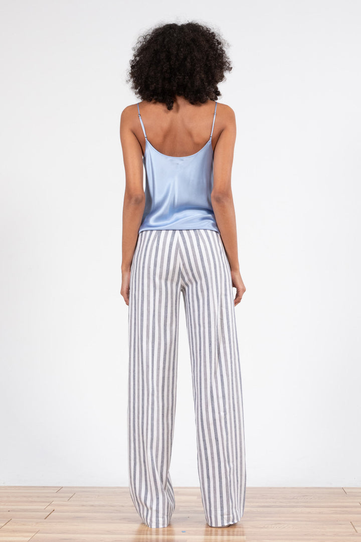 FLAVIA Linen Stripes Coastal