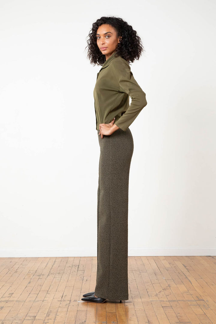 FLAVIA Boucle Olive Green