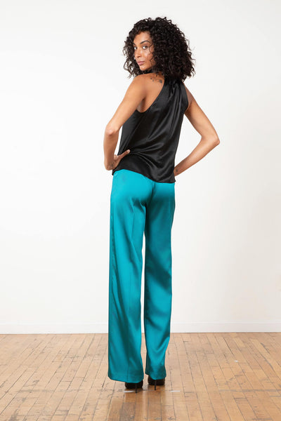 FLAVIA Satin Teal