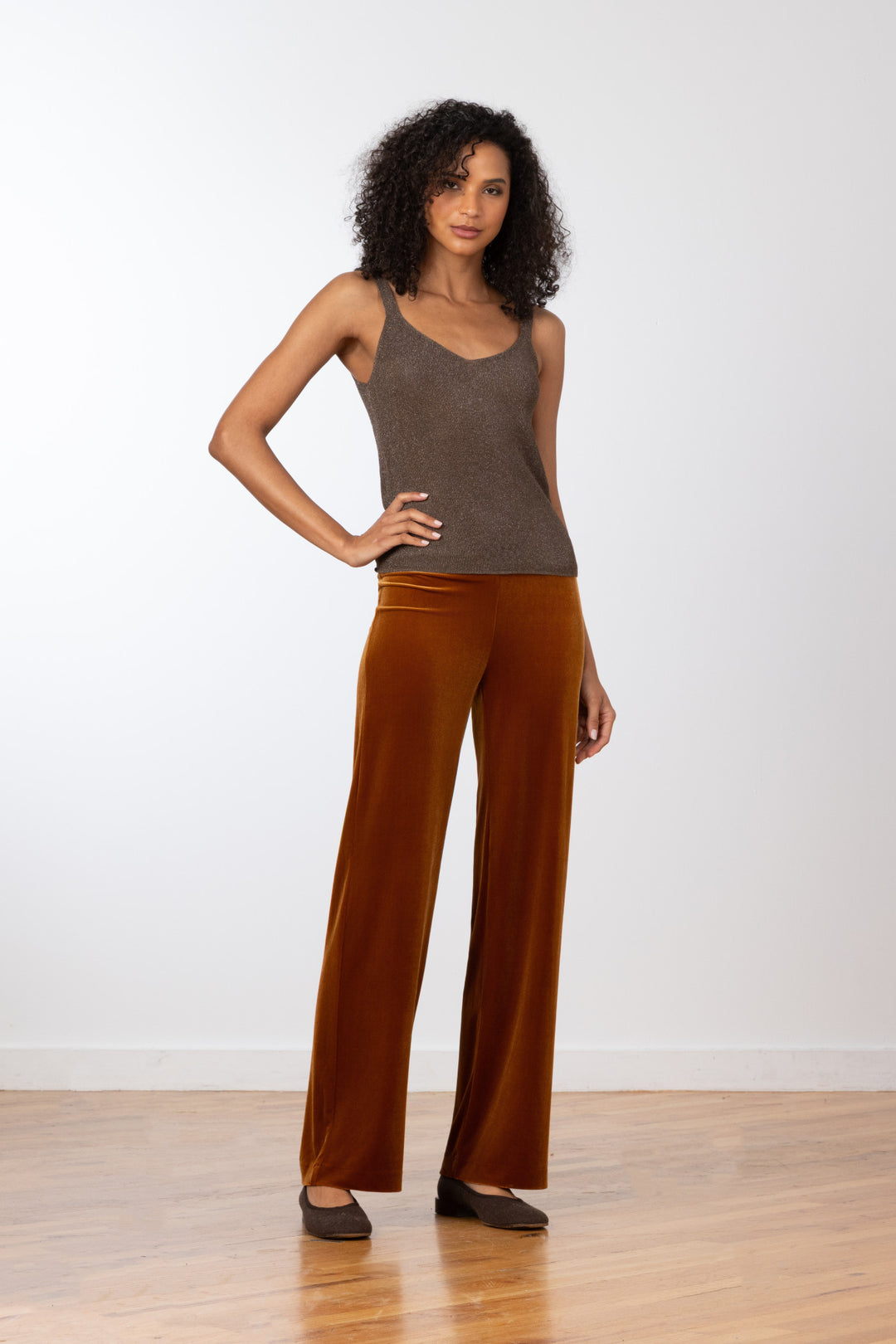 FLAVIA Velvet Sienna - AVENUE MONTAIGNE 