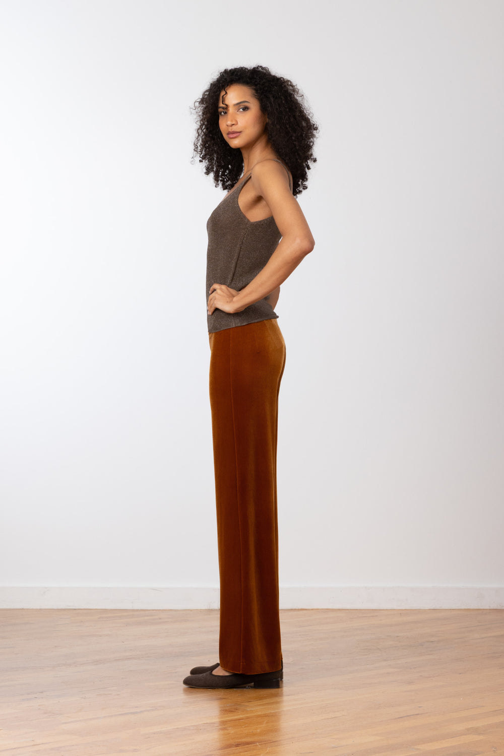 FLAVIA Velvet Sienna - AVENUE MONTAIGNE 
