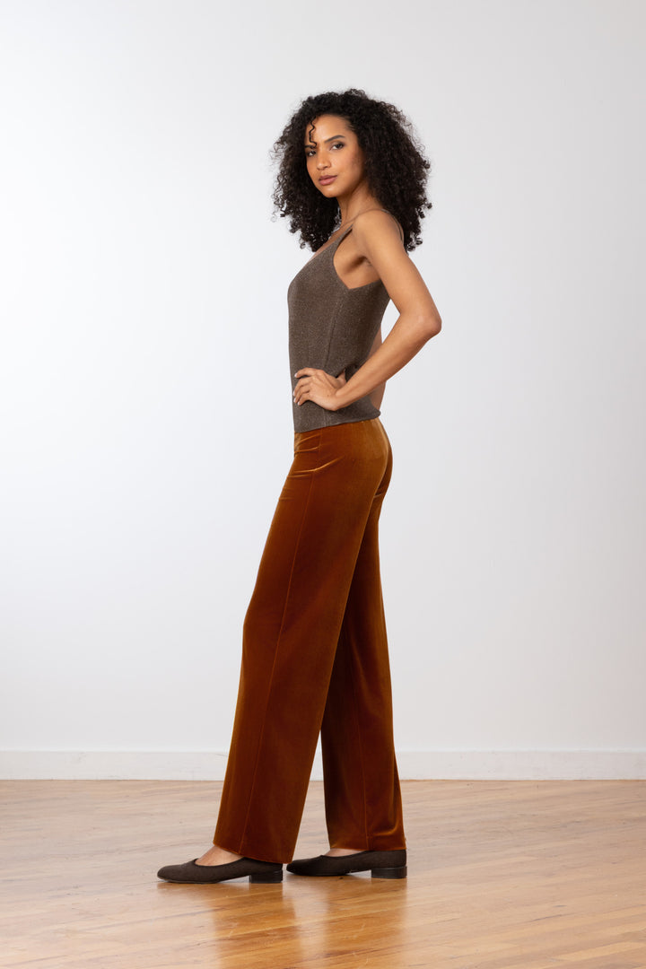 FLAVIA Velvet Sienna - AVENUE MONTAIGNE 