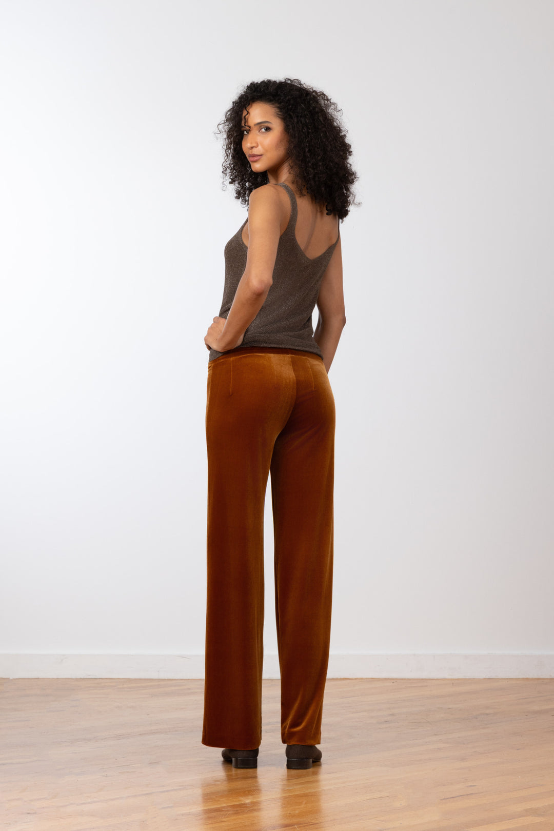FLAVIA Velvet Sienna - AVENUE MONTAIGNE 