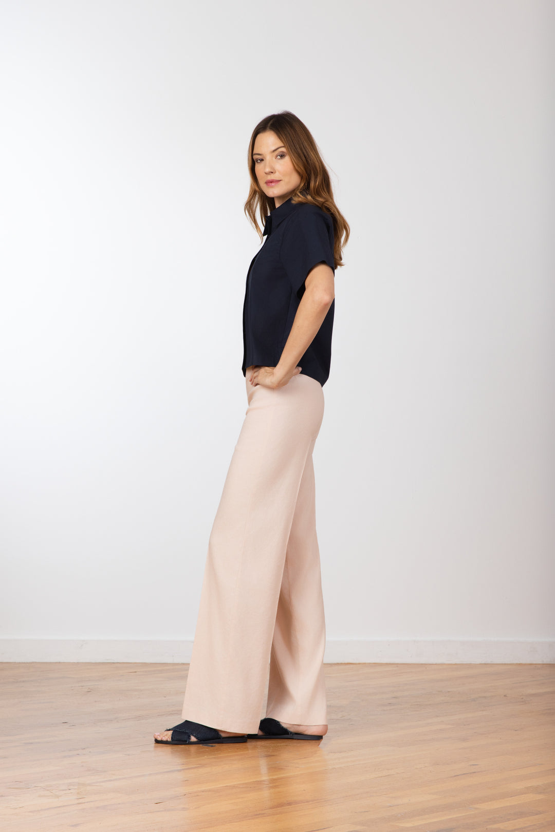 FLAVIA Linen Blush - AVENUE MONTAIGNE 