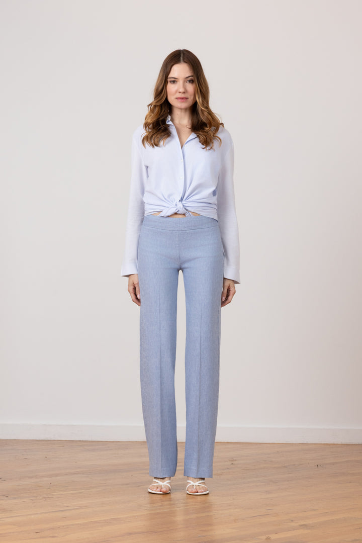 FLAVIA Linen Chambray - AVENUE MONTAIGNE 