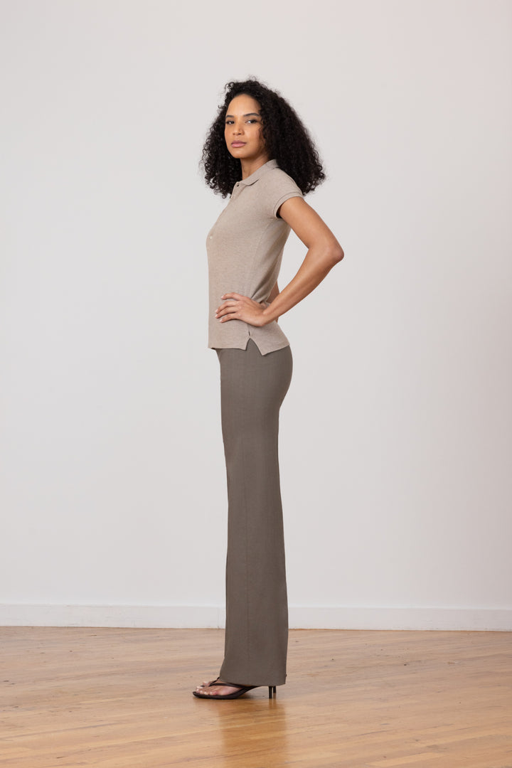 FLAVIA Linen Moss - AVENUE MONTAIGNE 