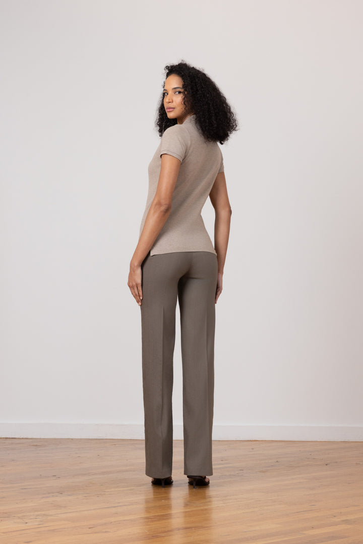 FLAVIA Linen Moss - AVENUE MONTAIGNE 