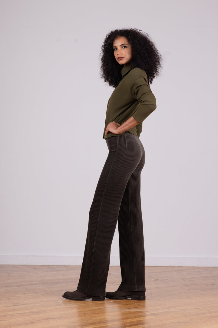 FLAVIA Corduroy Army Green