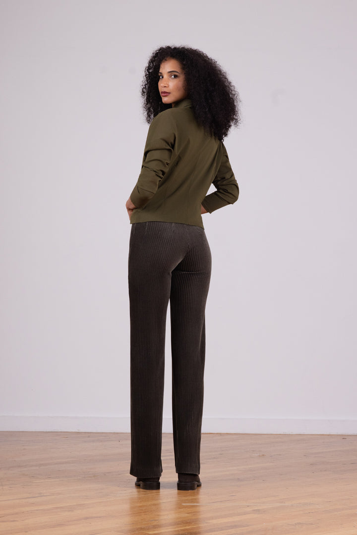 FLAVIA Corduroy Army Green