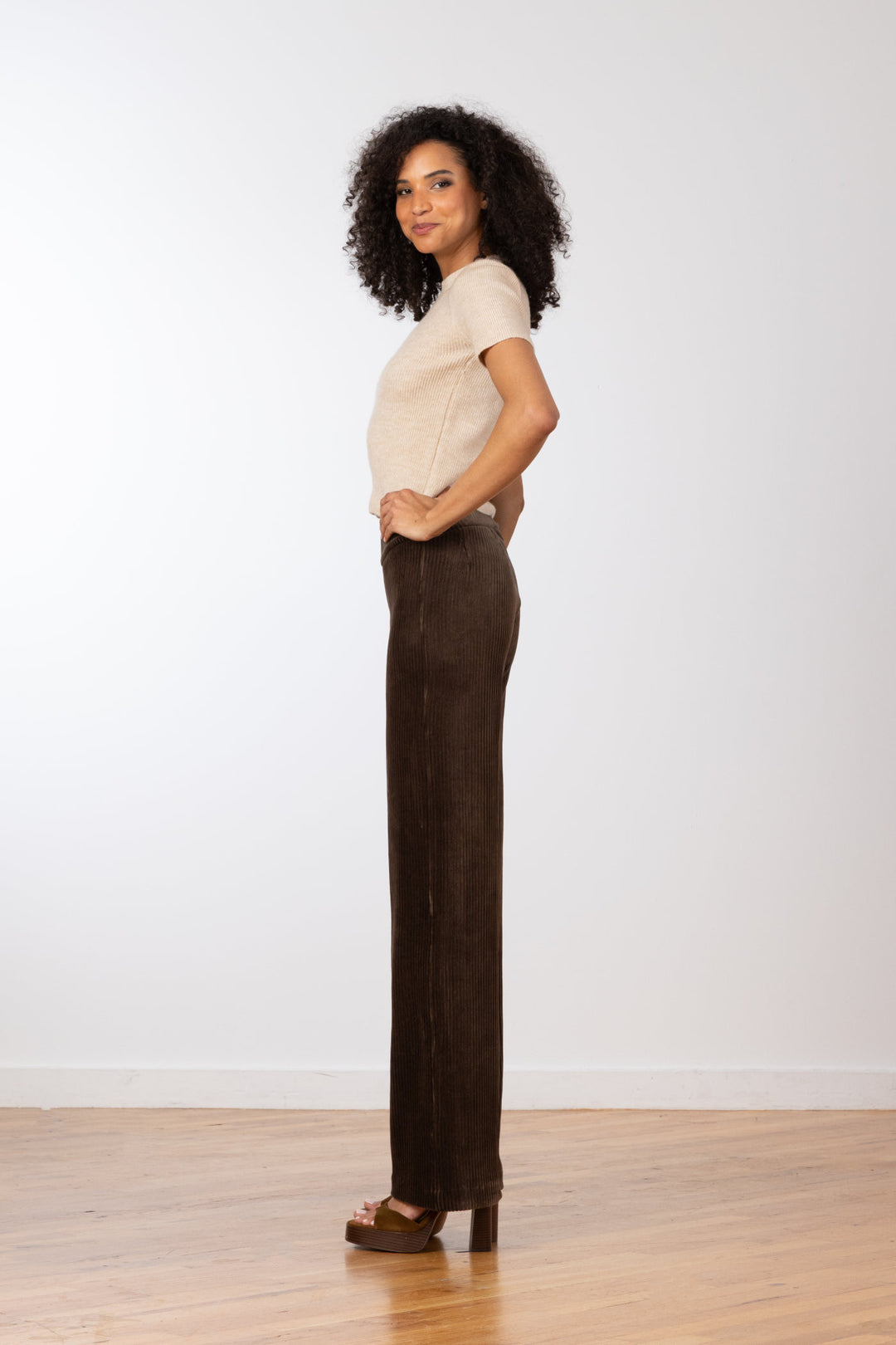 FLAVIA Corduroy Moss