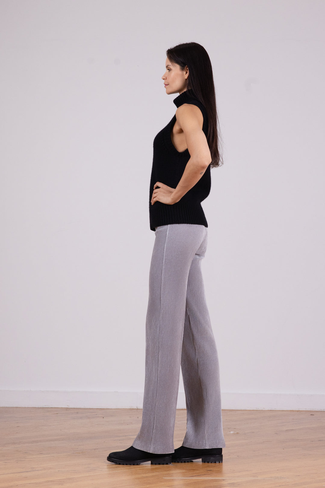 FLAVIA Corduroy Silver