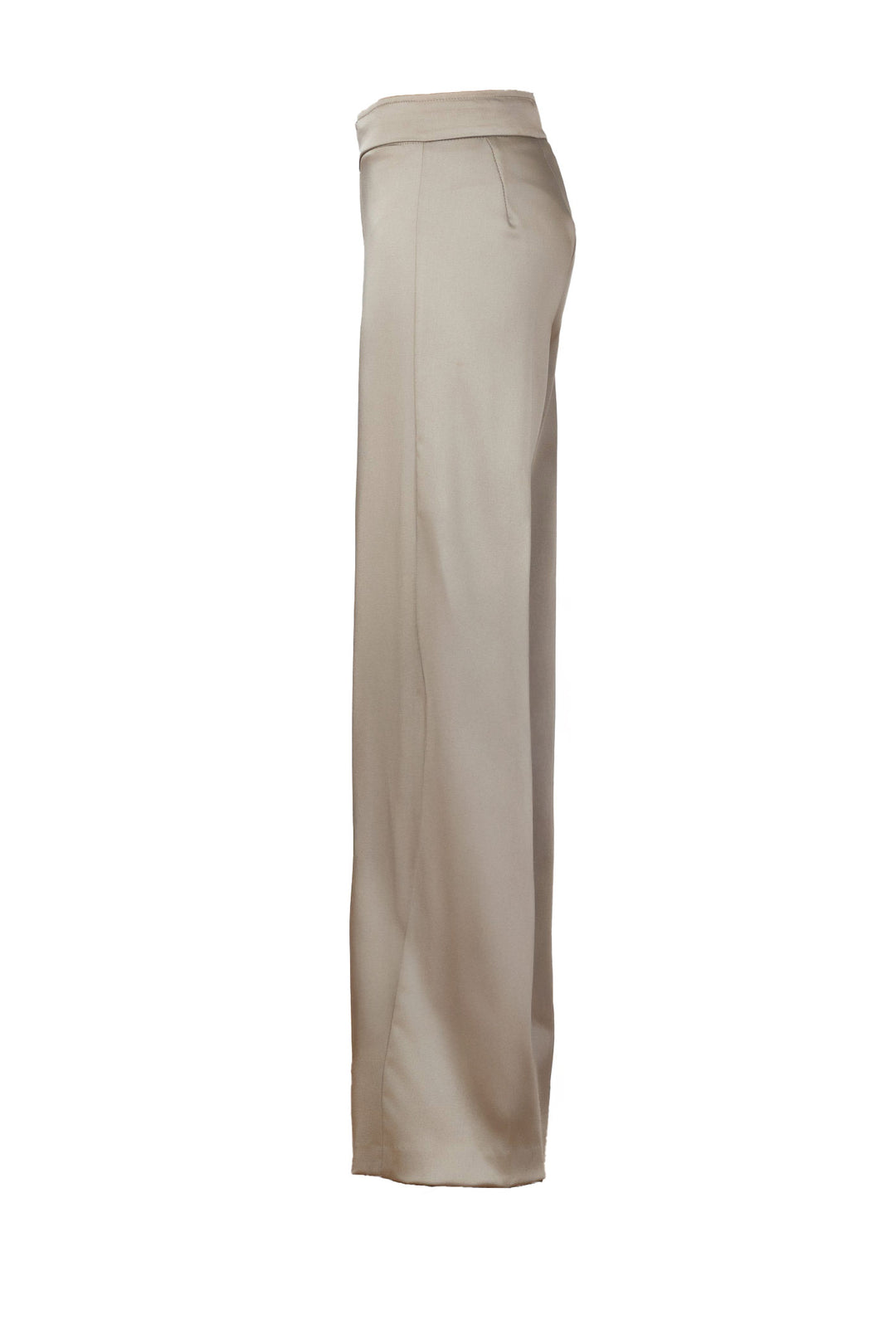FLAVIA Satin Olive Green
