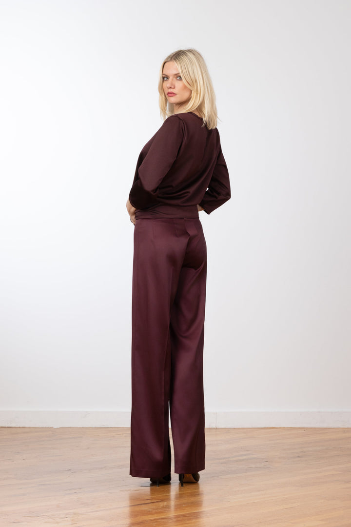 FLAVIA Satin Scarlet
