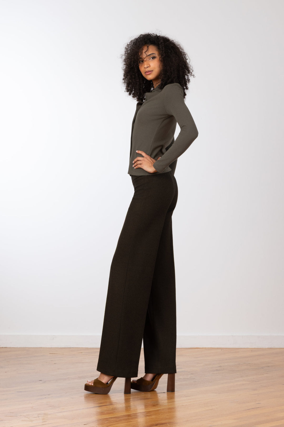 FLAVIA Cozy Olive Green