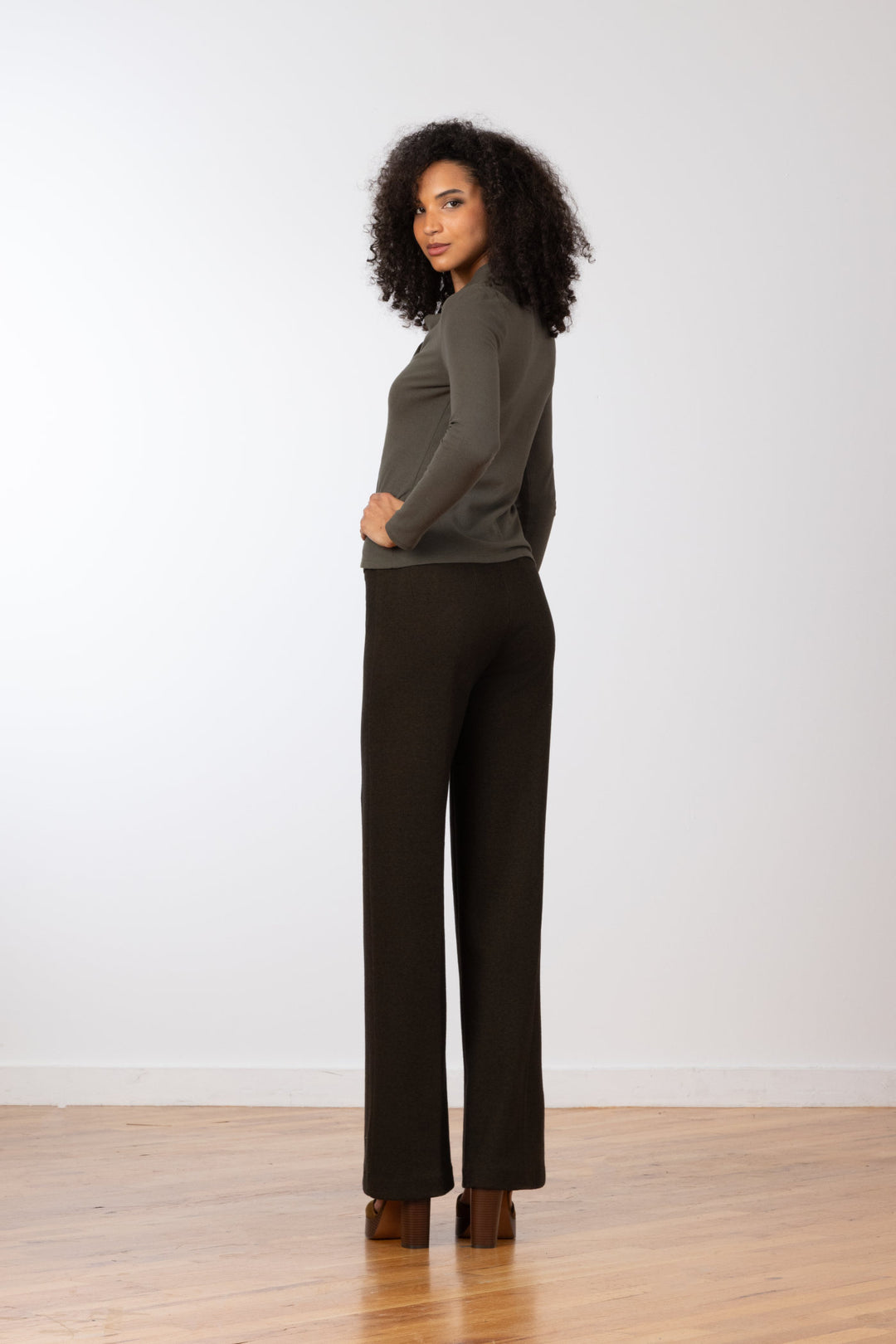FLAVIA Cozy Olive Green