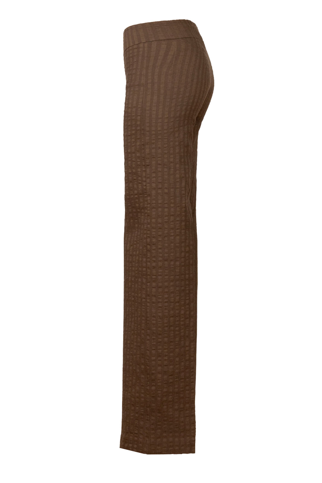 FLAVIA Seersucker Cognac - AVENUE MONTAIGNE 