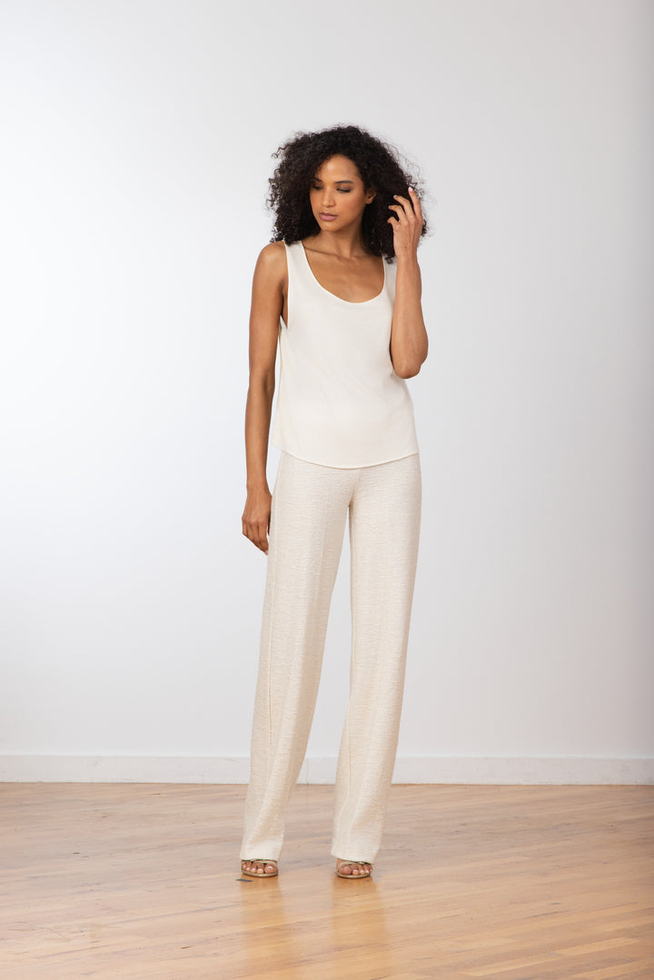 FLAVIA Boucle Silver White - AVENUE MONTAIGNE 