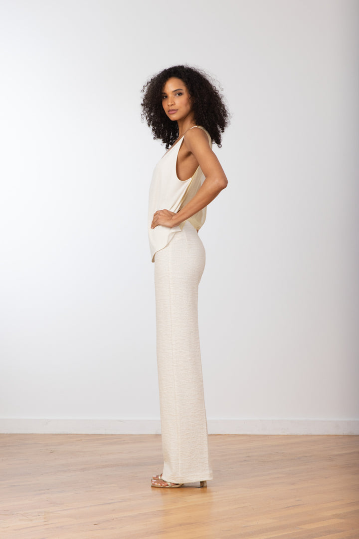 FLAVIA Boucle Silver White - AVENUE MONTAIGNE 