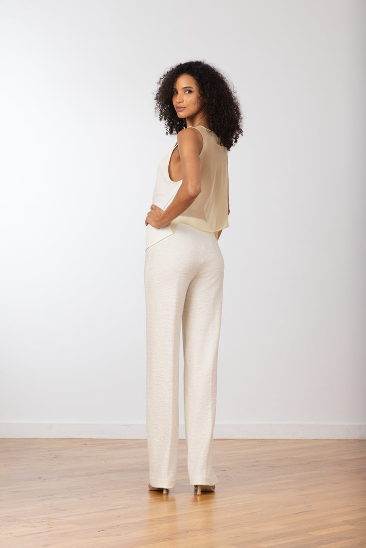 FLAVIA Boucle Silver White - AVENUE MONTAIGNE 