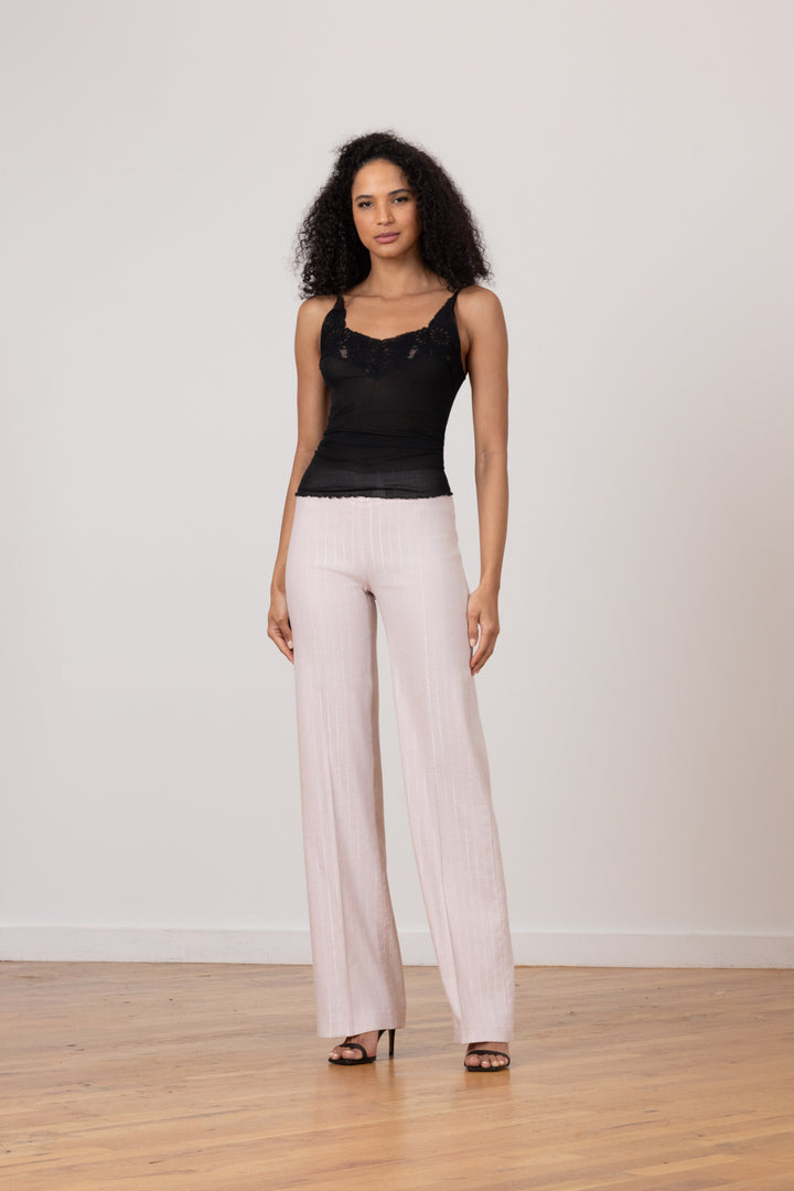 FLAVIA Linen Solar Pink - AVENUE MONTAIGNE 
