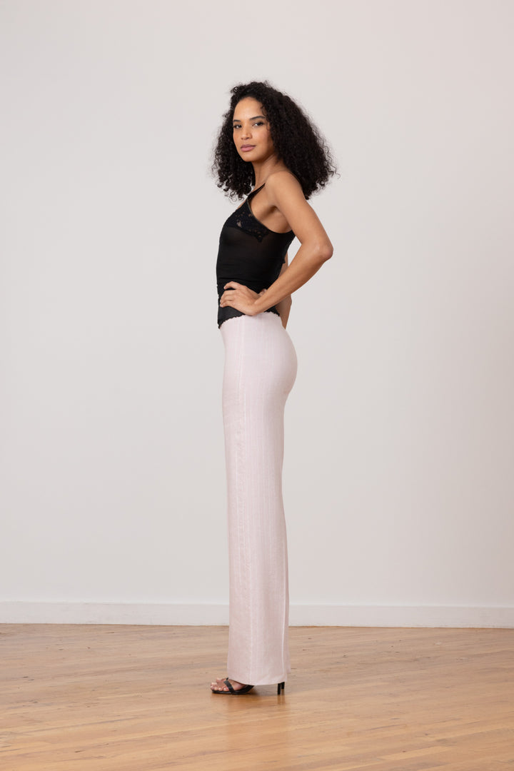 FLAVIA Linen Solar Pink - AVENUE MONTAIGNE 