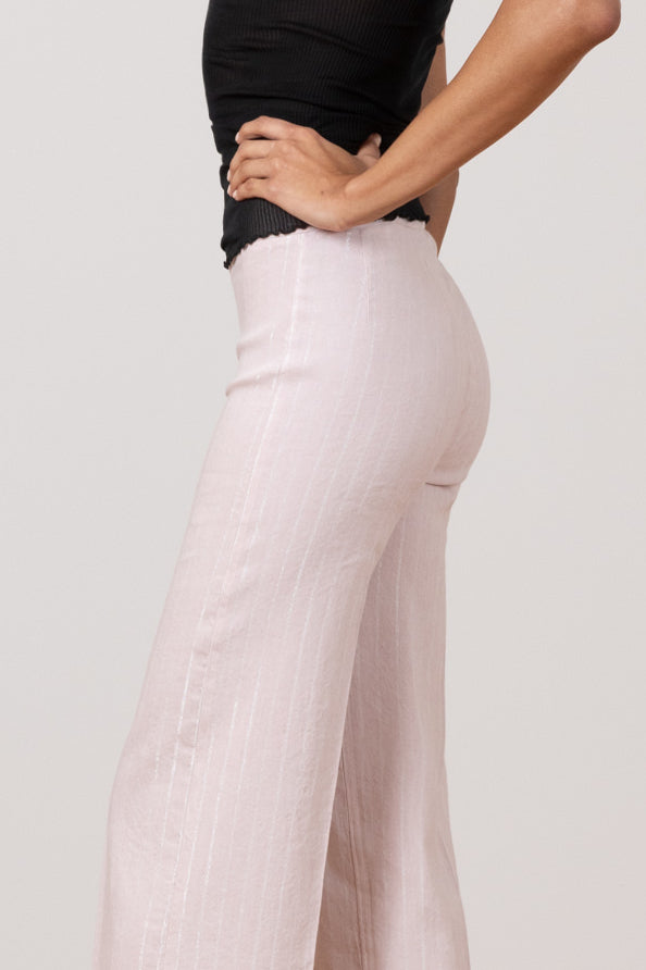 FLAVIA Linen Solar Pink - AVENUE MONTAIGNE 