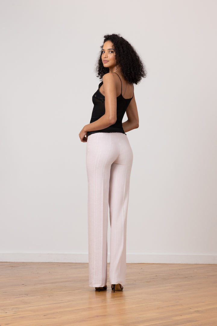 FLAVIA Linen Solar Pink - AVENUE MONTAIGNE 