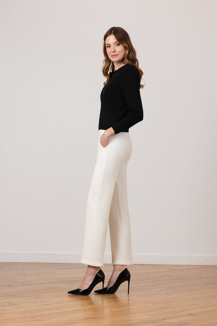 JOAN FRINGE Boucle Winter White