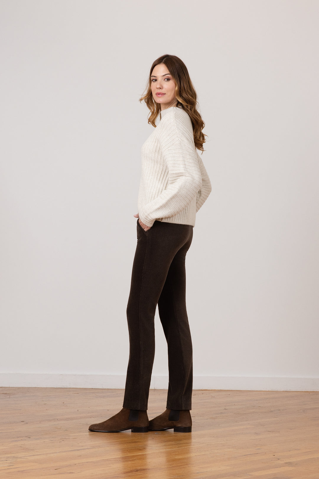 SOHO Pre-Washed Corduroy Moss