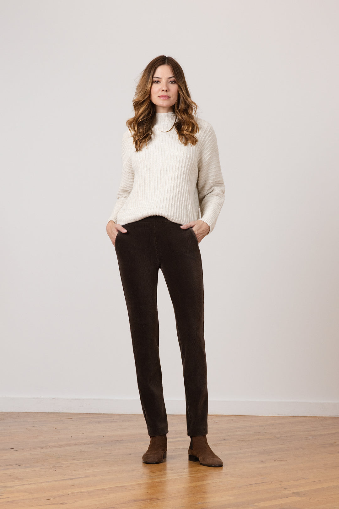 SOHO Pre-Washed Corduroy Moss