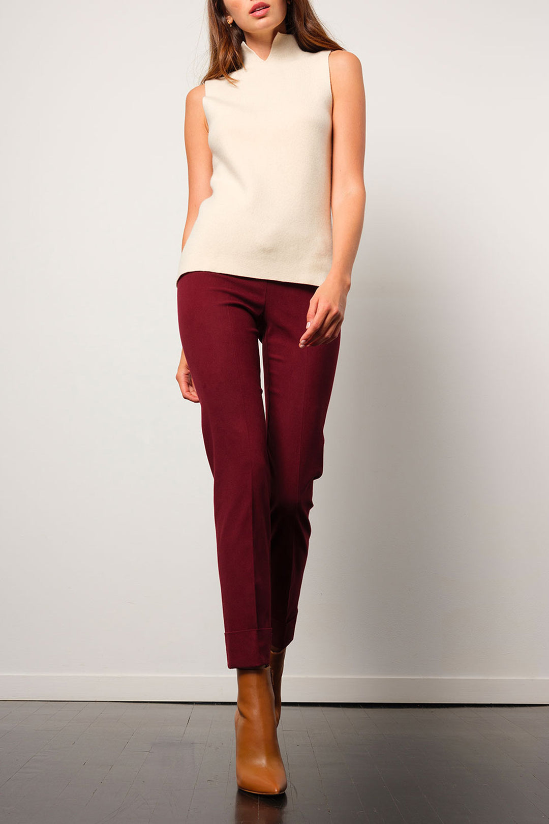 FRANCO Flannel Wine - AVENUE MONTAIGNE 