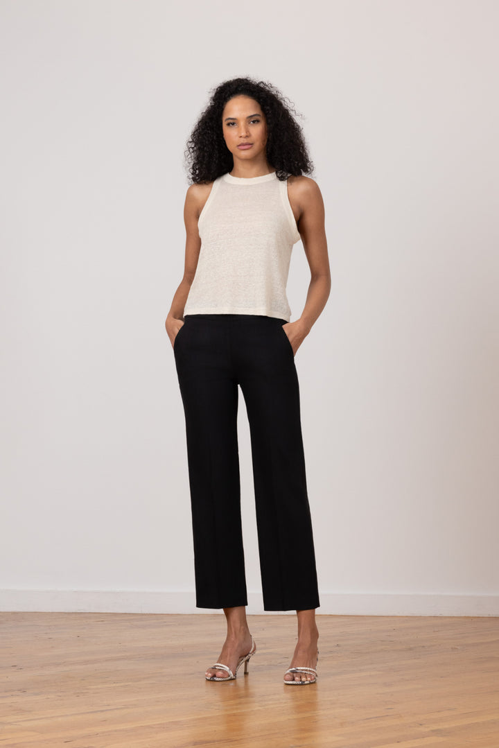 GRACE Linen Black - AVENUE MONTAIGNE 