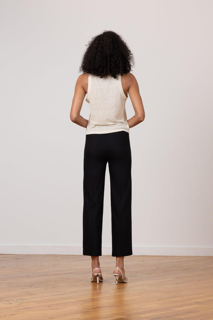 GRACE Linen Black - AVENUE MONTAIGNE 