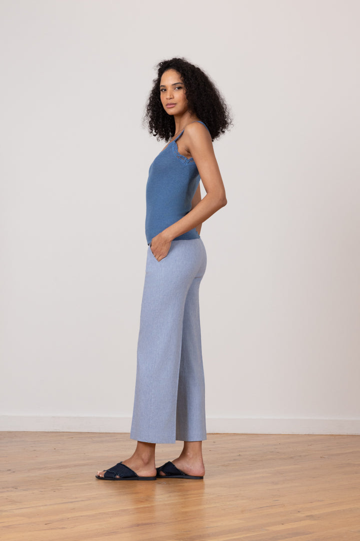 GRACE Linen Chambray - AVENUE MONTAIGNE 