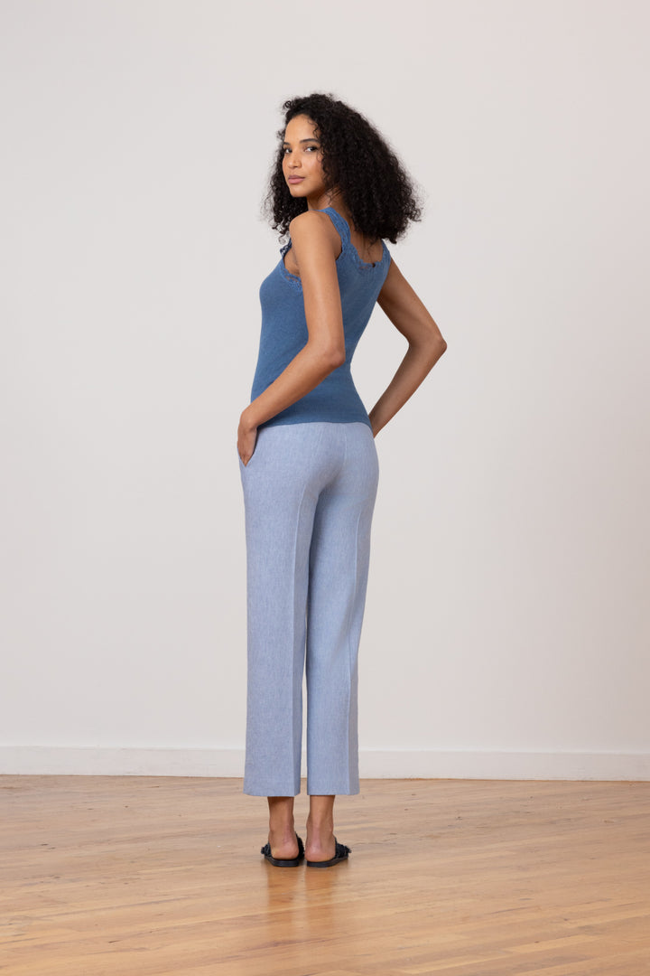 GRACE Linen Chambray - AVENUE MONTAIGNE 