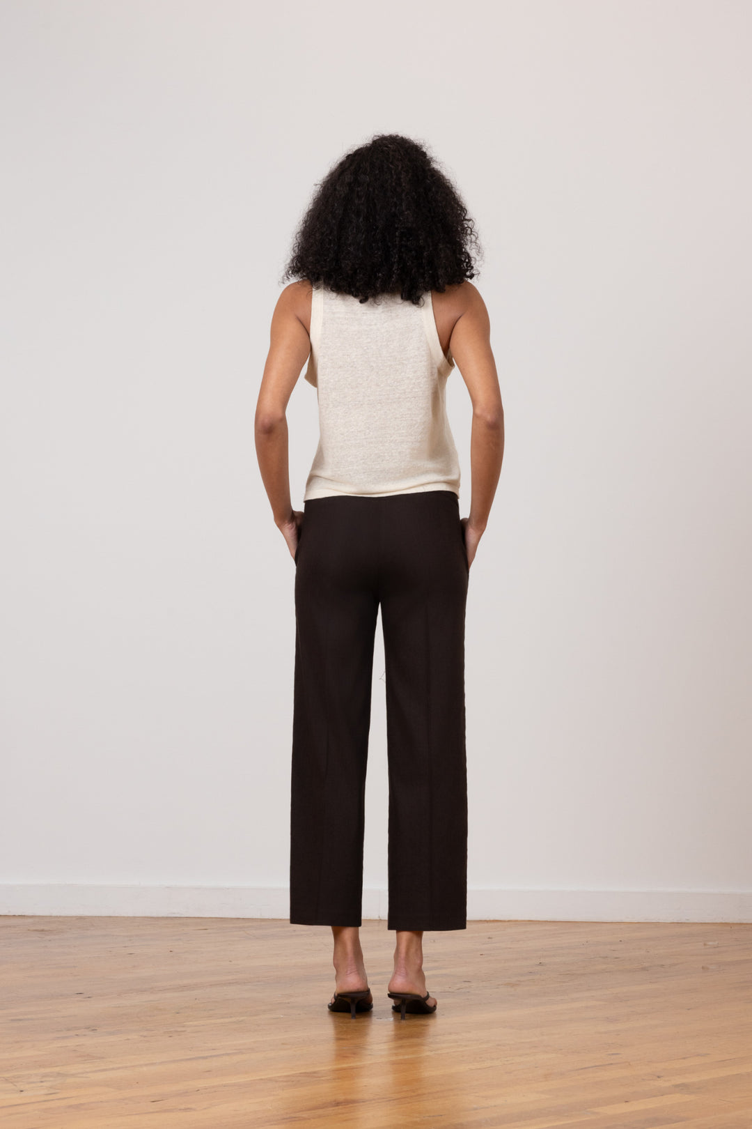 GRACE Linen Espresso - AVENUE MONTAIGNE 