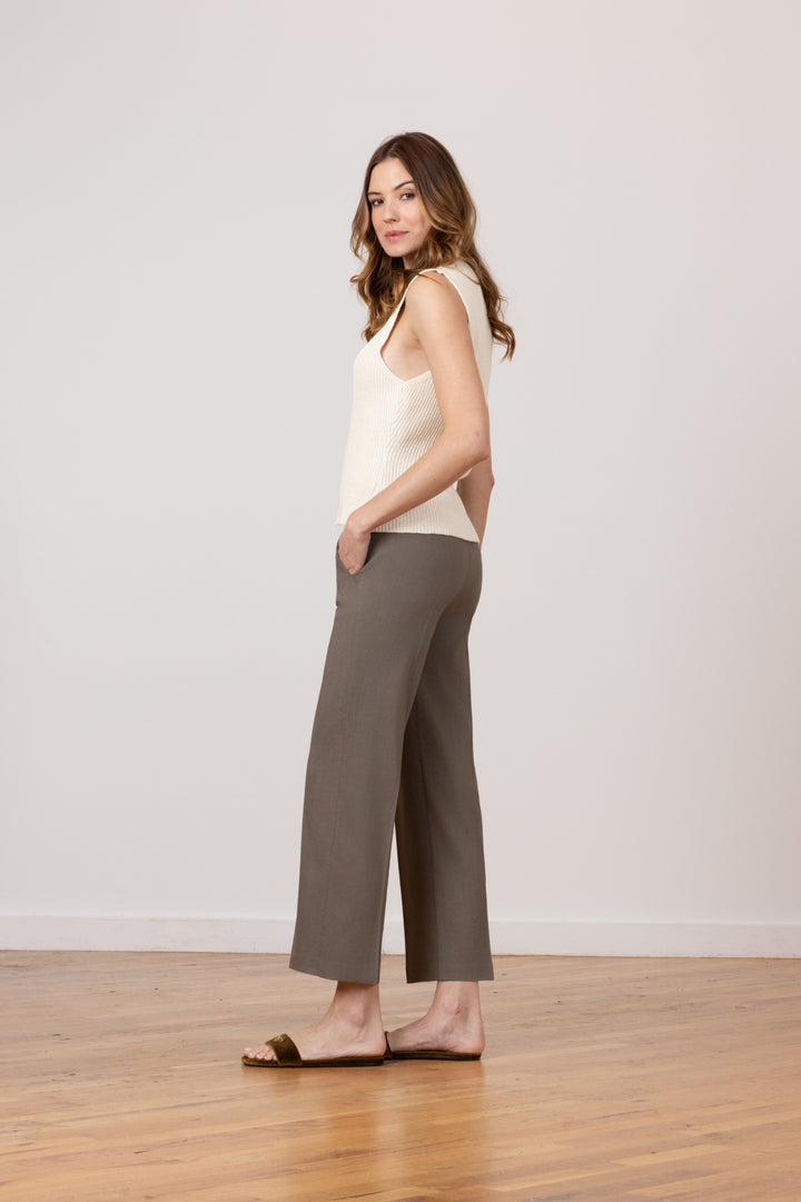 GRACE Linen Moss - AVENUE MONTAIGNE 