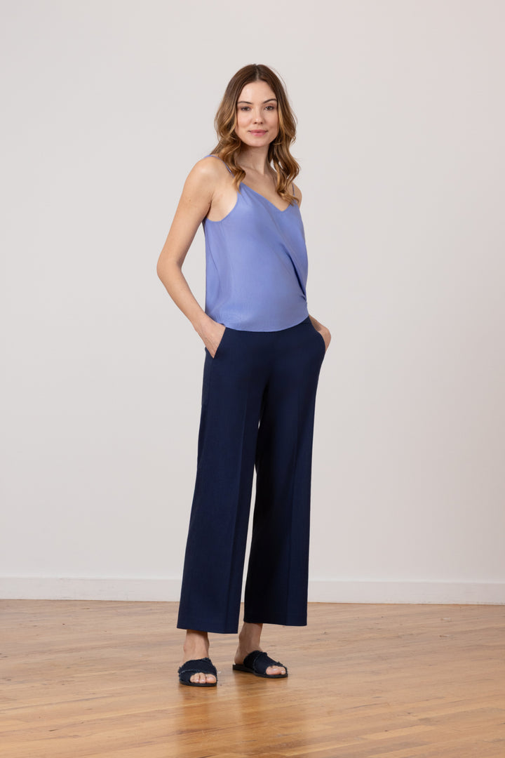 GRACE Linen Navy - AVENUE MONTAIGNE 