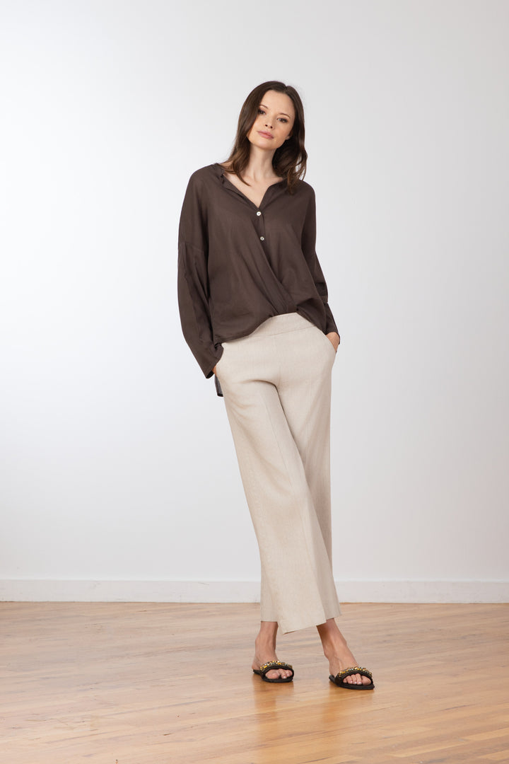 GRACE Linen Oatmeal - AVENUE MONTAIGNE 