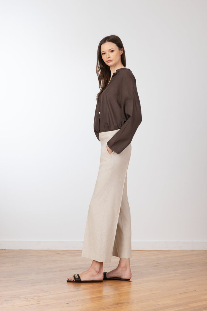 GRACE Linen Oatmeal - AVENUE MONTAIGNE 