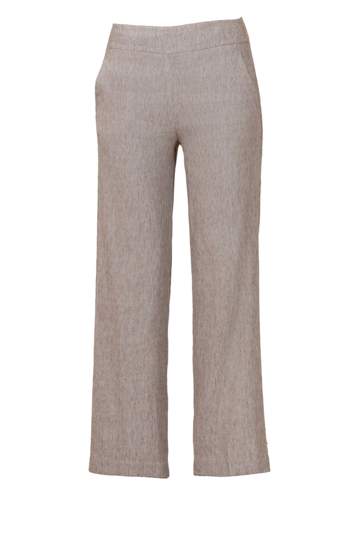 GRACE Linen Denim Mushroom - AVENUE MONTAIGNE 