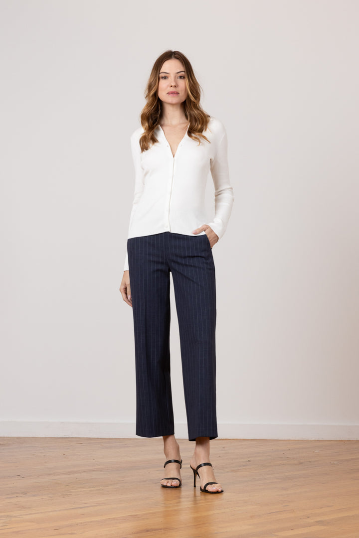 GRACE Needle Line Navy - AVENUE MONTAIGNE 