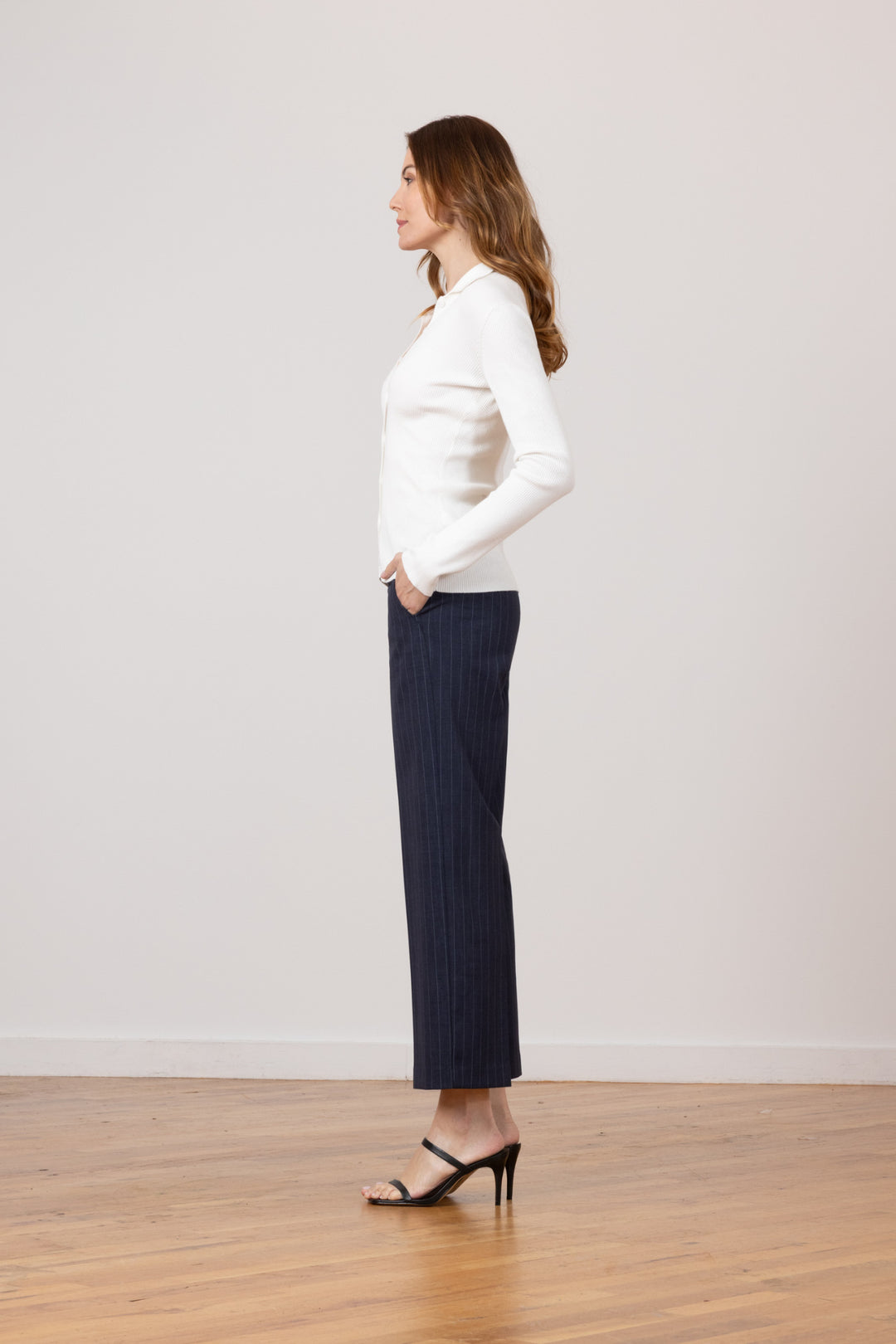 GRACE Needle Line Navy - AVENUE MONTAIGNE 