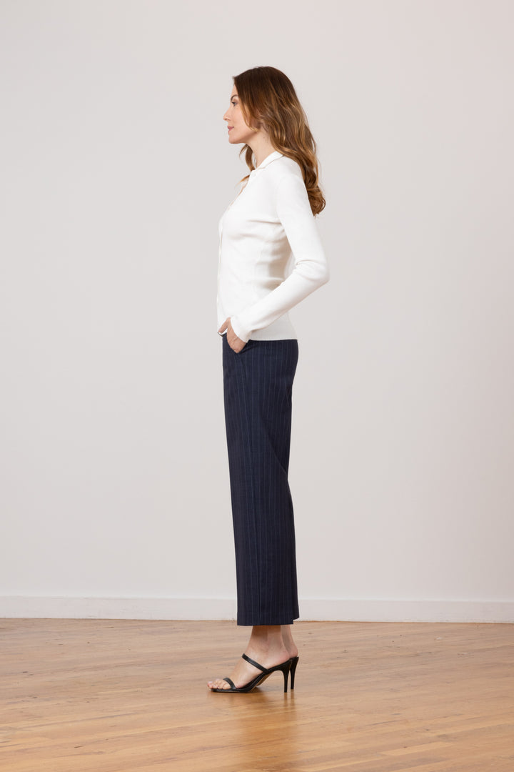 GRACE Needle Line Navy - AVENUE MONTAIGNE 